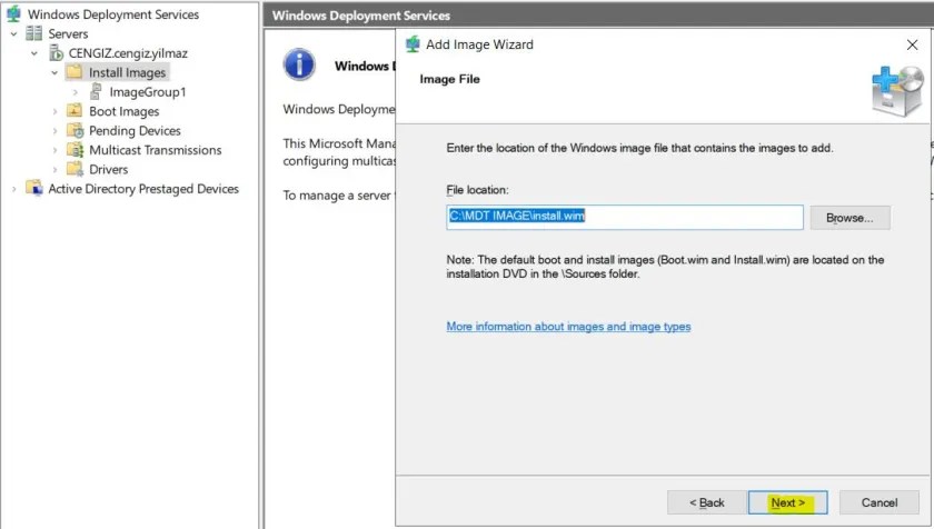 Install Image