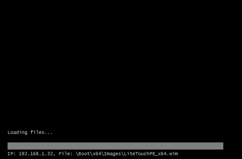 MDT Windows boot