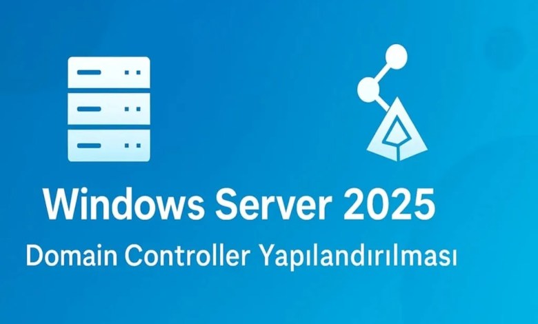 Windows Server 2025 Active Directory Domain Services Kurulumu 1 Windows Server 2025 Domain Controller qmvjdd