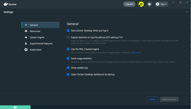 WSL2 Üzerinde Docker Desktop Kurulumu 11 image 10