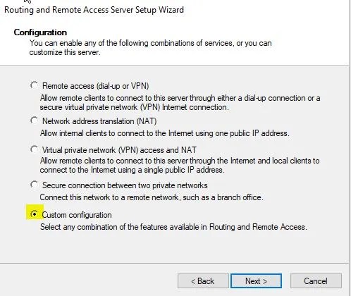 setup wizard