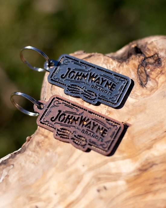 John Wayne With Rope Keychain