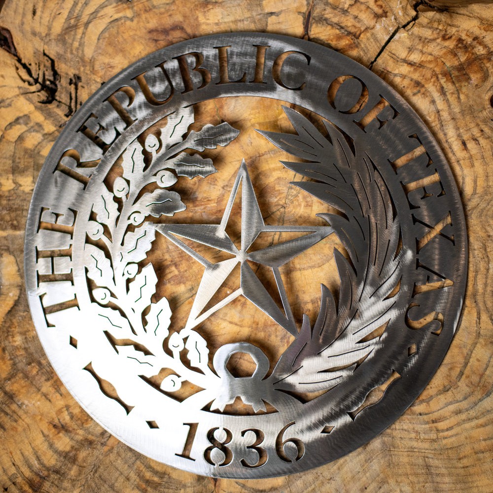 Republic of Texas 1836 - Metal Wall Badge