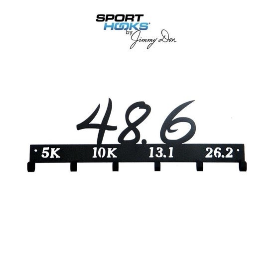 48.6 Race Distance Metal Medal Hanger - 6 Hooks