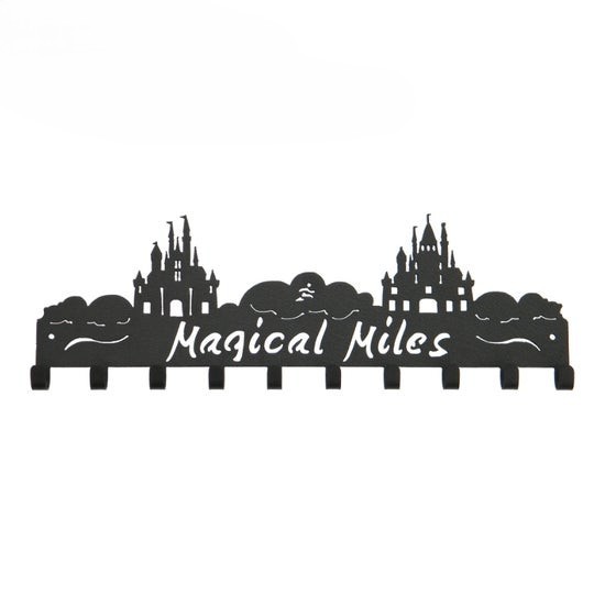 Magical Miles Two Castles Metal Medal Hanger – 10 Hooks
