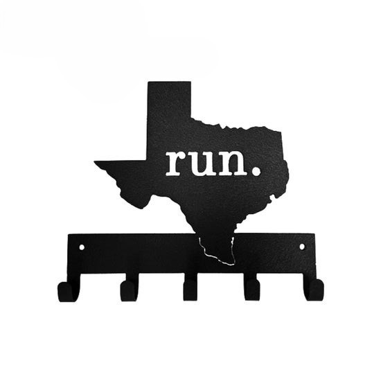 Run Texas Metal Medal Hanger – 5 Hooks