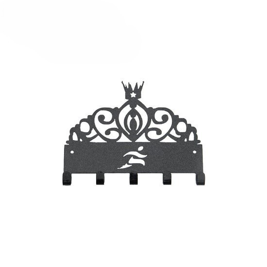 Tiara Runner Metal Black Medal Hanger – 5 Hooks