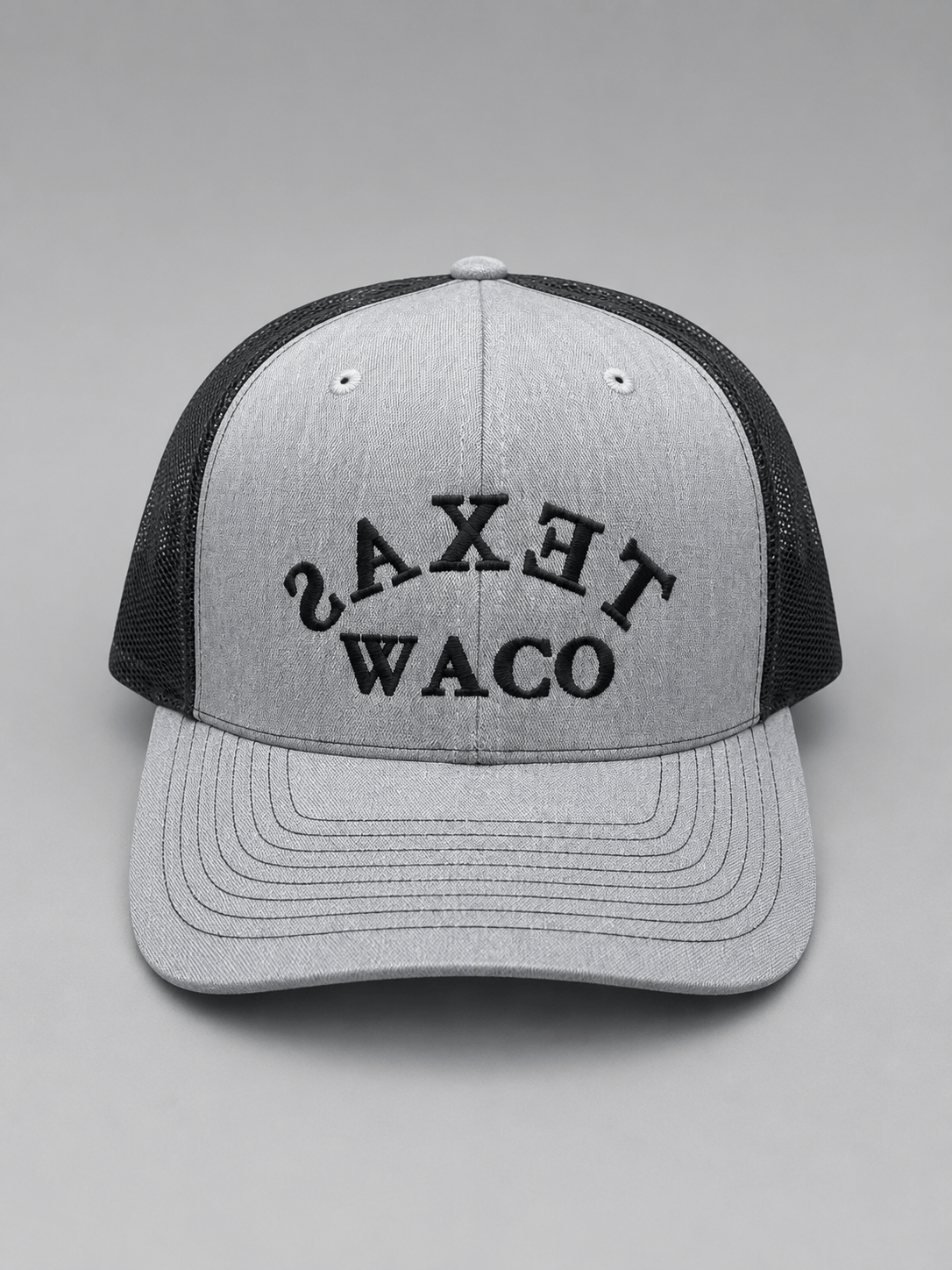 Reverse Texas Waco Hat – Heather Gray / Charcoal / Black