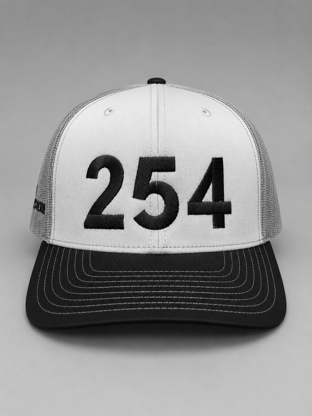 254 Hat – White / Black
