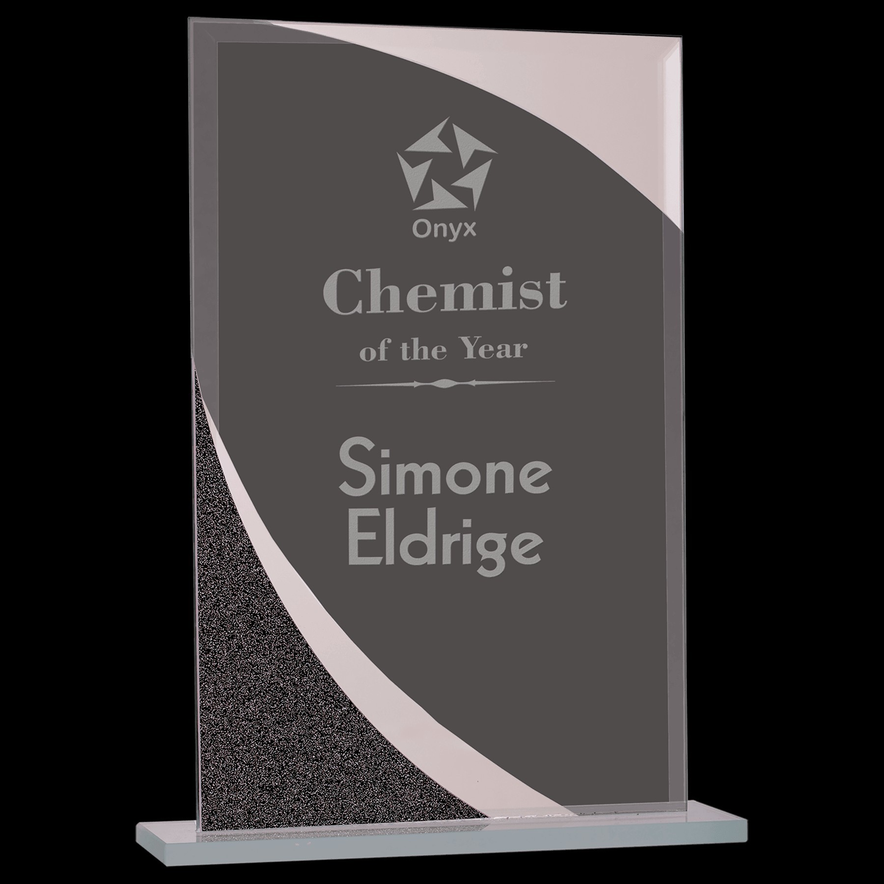 Rectangle Glass Recognition Award