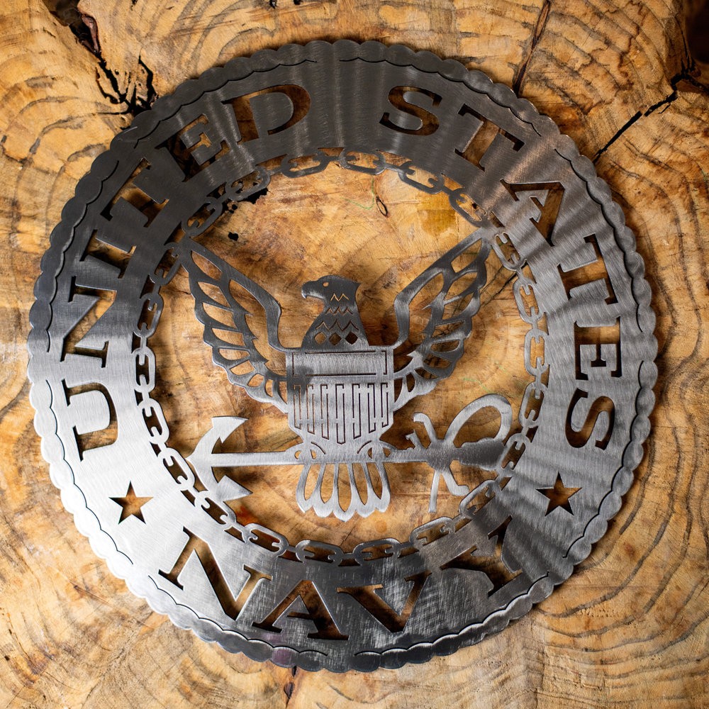 U.S. Navy Metal Wall Badge