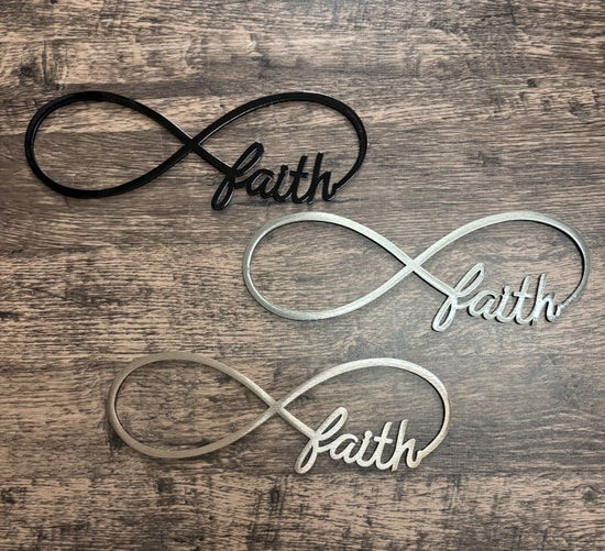 Infinity Faith Metal Wall Art