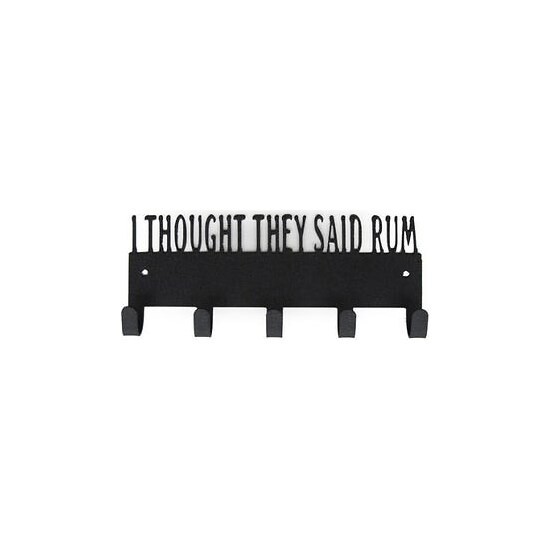 I Thought They Said Rum Metal Medal Hanger - 5 Hooks