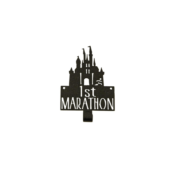 Fairytale Castle First Marathon Metal Medal Hook
