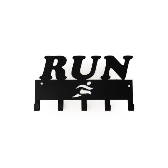 Run Cutout Metal Medal Hanger – 5 Hooks