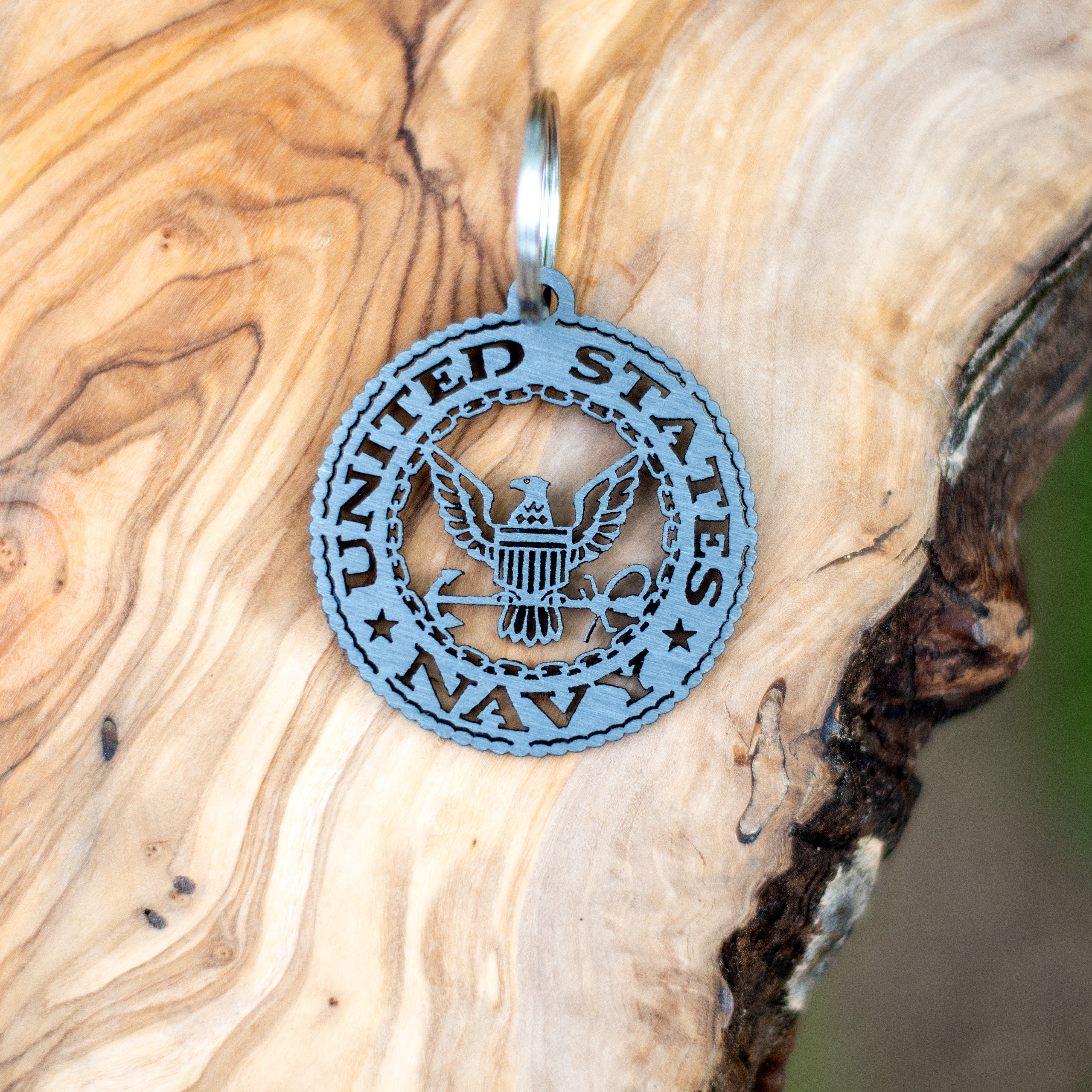 United States Navy Emblem Metal Keychain