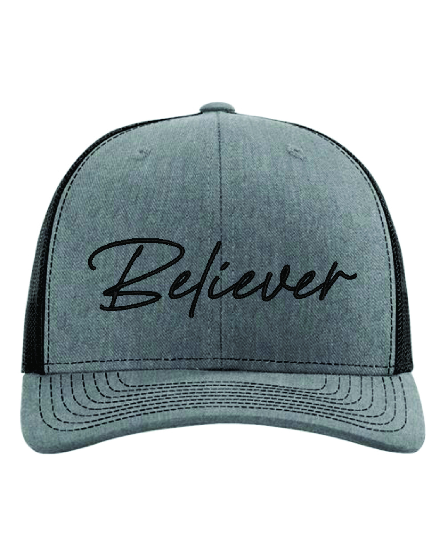 Believer Hat – Heather Gray / Black