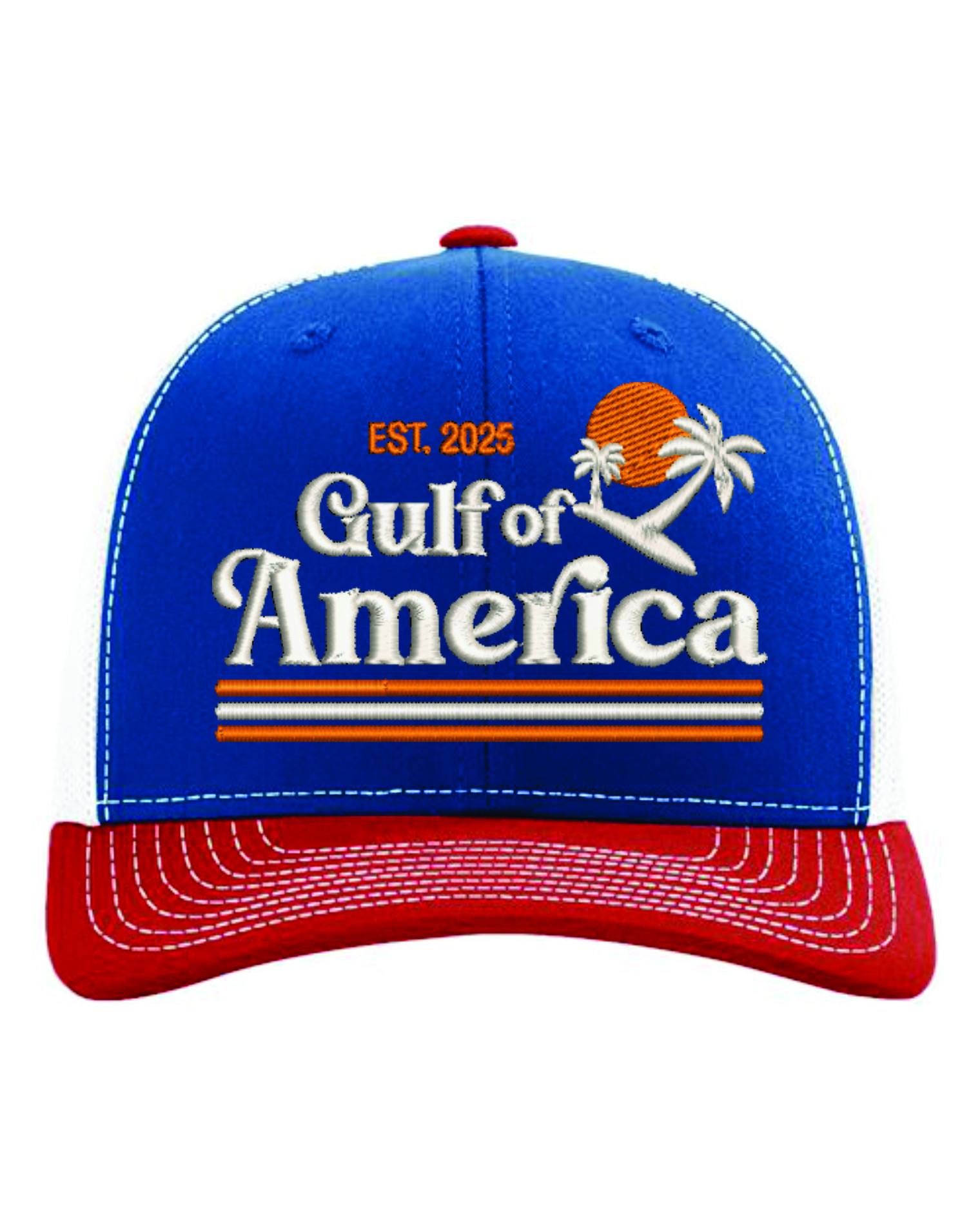 Gulf of America Hat – Royal Blue / White / Red