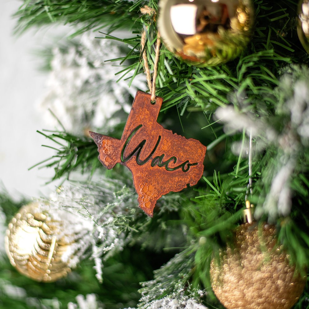 Waco, Texas Metal Ornament