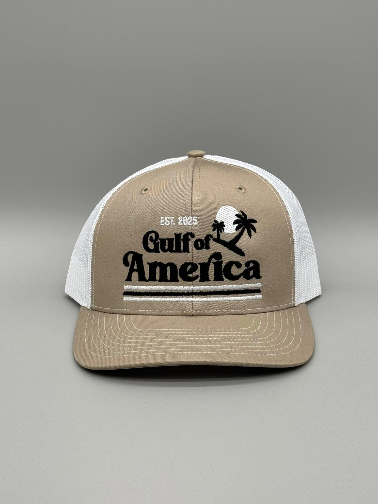 Gulf of America Hat – Khaki / White
