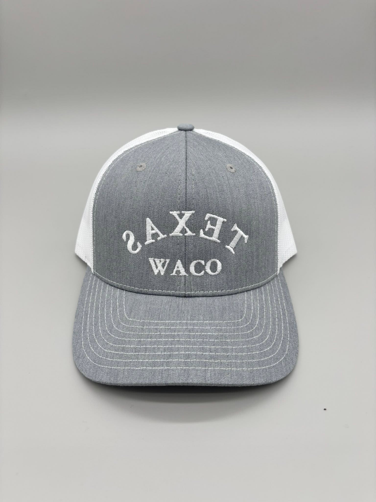 Reverse Texas Waco Hat – Heather Gray / White