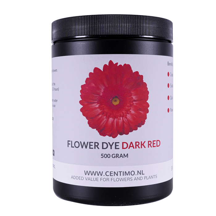 Dark Red flower dye Centimo