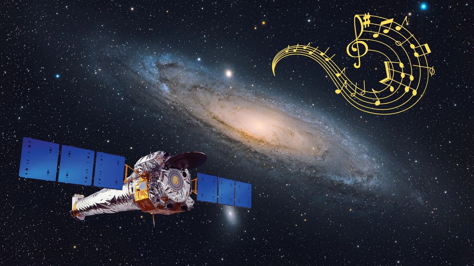 Sonificación Astronómica: El Sonido de la Galaxia Andrómeda