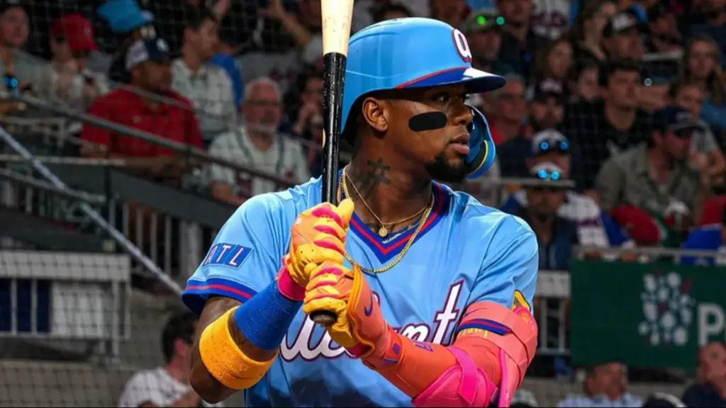¡El Venezolano Está en otra! Ronald Acuña llegó a 500 empujadas con este dantesco batazo