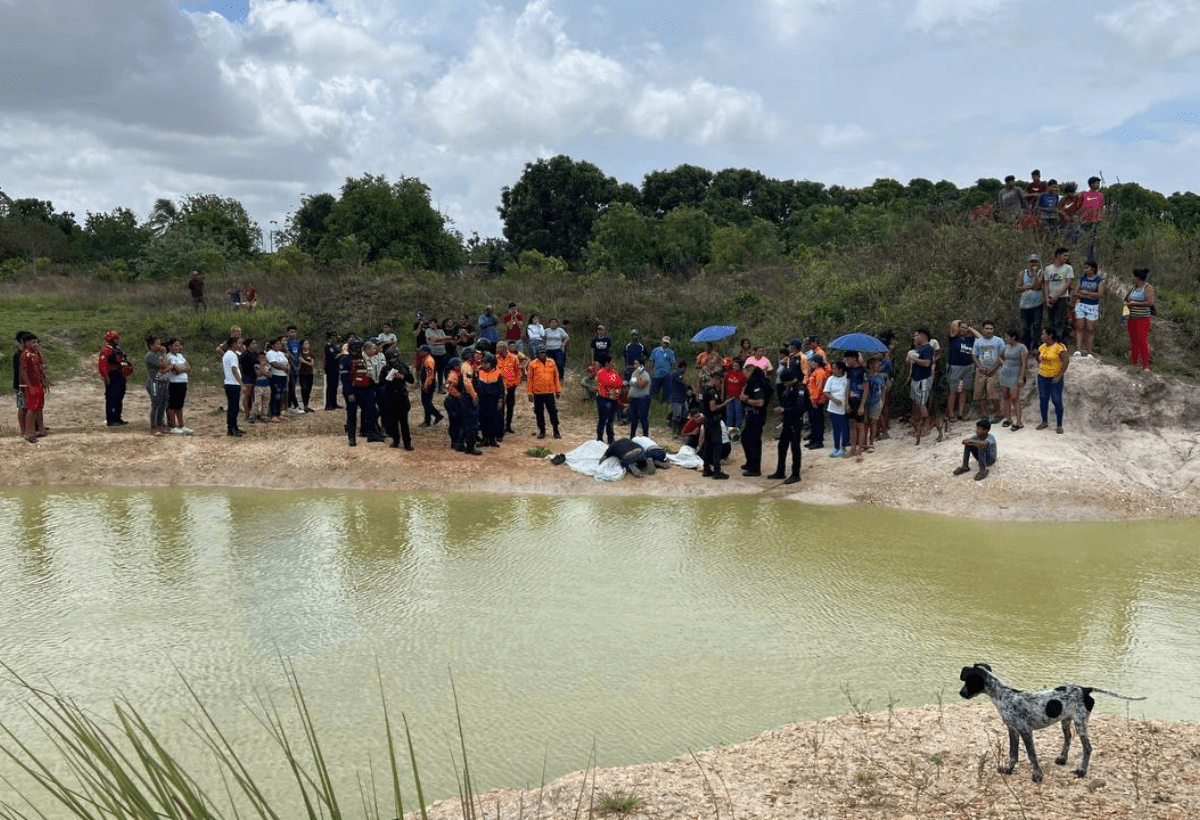 Tragedia en Maturin Cuatro niños murieron ahogados en una laguna