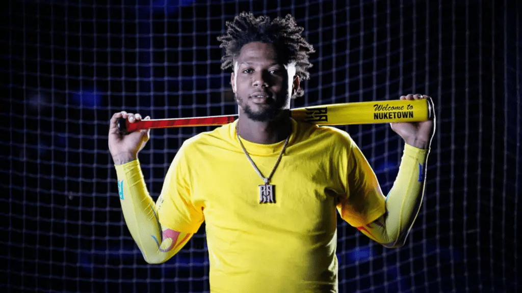 El Venezolano Ronald Acuña está oficialmente encendido con jornada de dos bambinazos