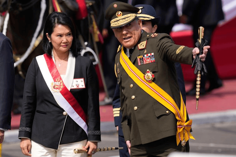 Fujimori promete “mucha fuerza” contra la delincuencia y busca acelerar la justicia en Perú