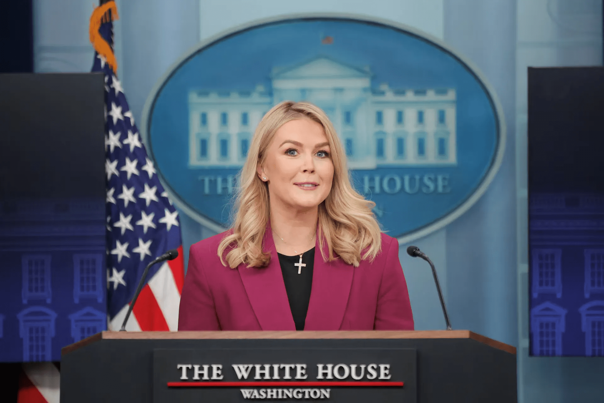 Trump anuncia salida de Karoline Leavitt como portavoz de la Casa Blanca