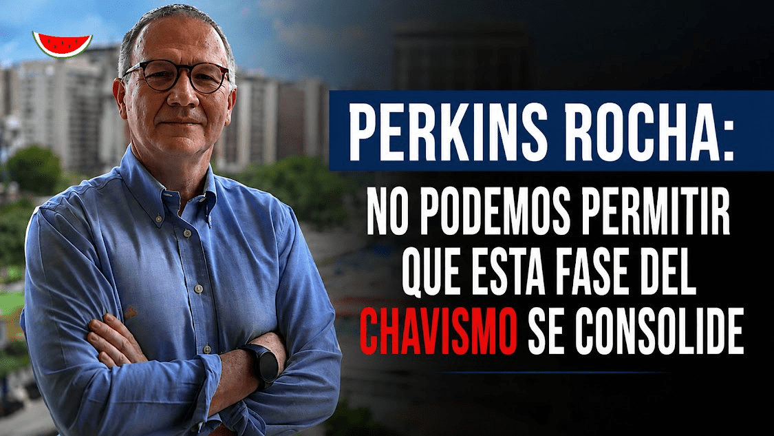 Perkins Rocha: Sin libertad política ni instituciones confiables no habrá una transición real en Venezuela