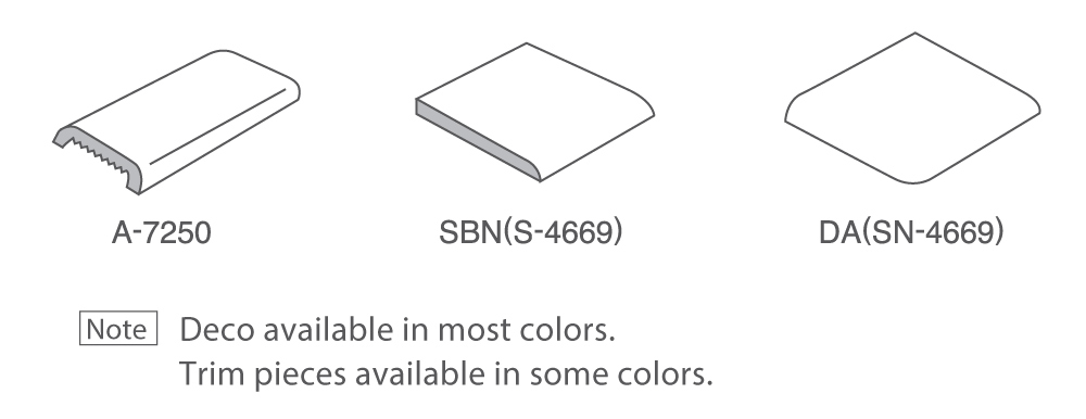 6″ x 6″ & Shell Deco – Cepac Tile