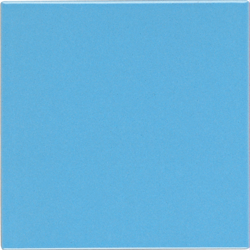 6″ x 6″ & Shell Deco #925 Pool Blue – Cepac Tile