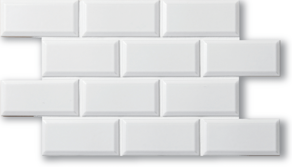 Contour CON-2B Matte White (Beveled)