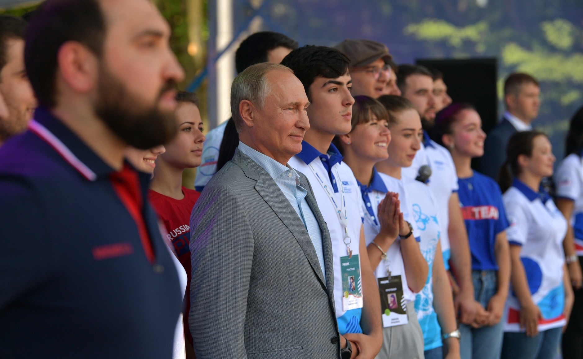 Photo: Putin and kids. Credit: kremlin.ru