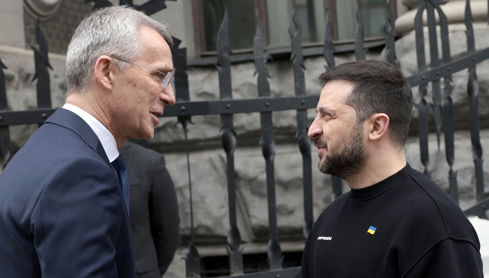 Photo: NATO Secretary General Jens Stoltenberg travels to Kyiv to meet with President Zelenskyy. Credit: @jensstoltenberg via Twitter. https://twitter.com/jensstoltenberg/status/1649016309038956544/photo/1