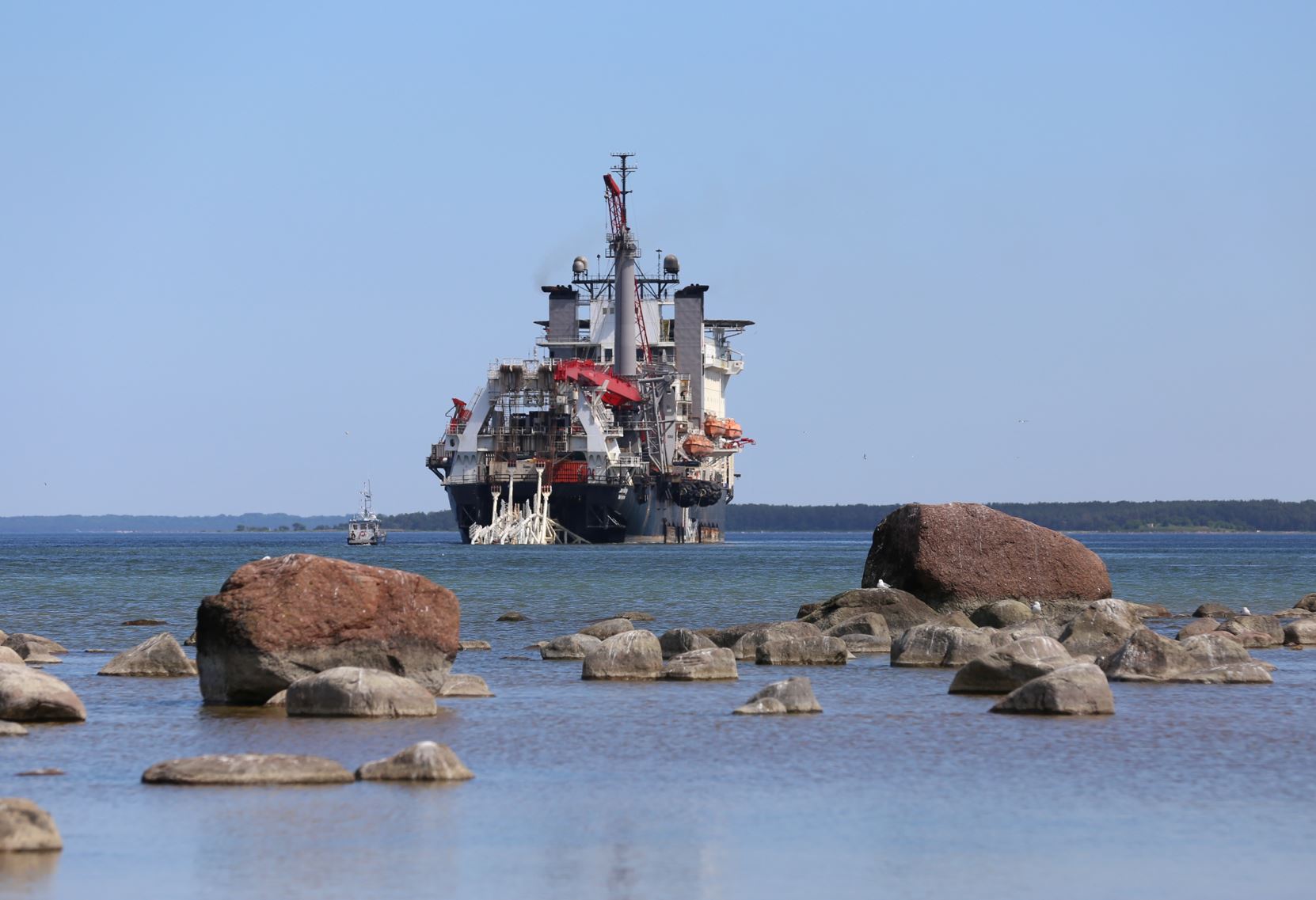 Photo: planned repair works of the Estonian-Finnish gas connection was published. Balticconnector between Estonia and Finland. It is out of order due to a possible leak. Credit: @EleringAS via Twitter. https://twitter.com/EleringAS/status/1712357274042179730/photo/1