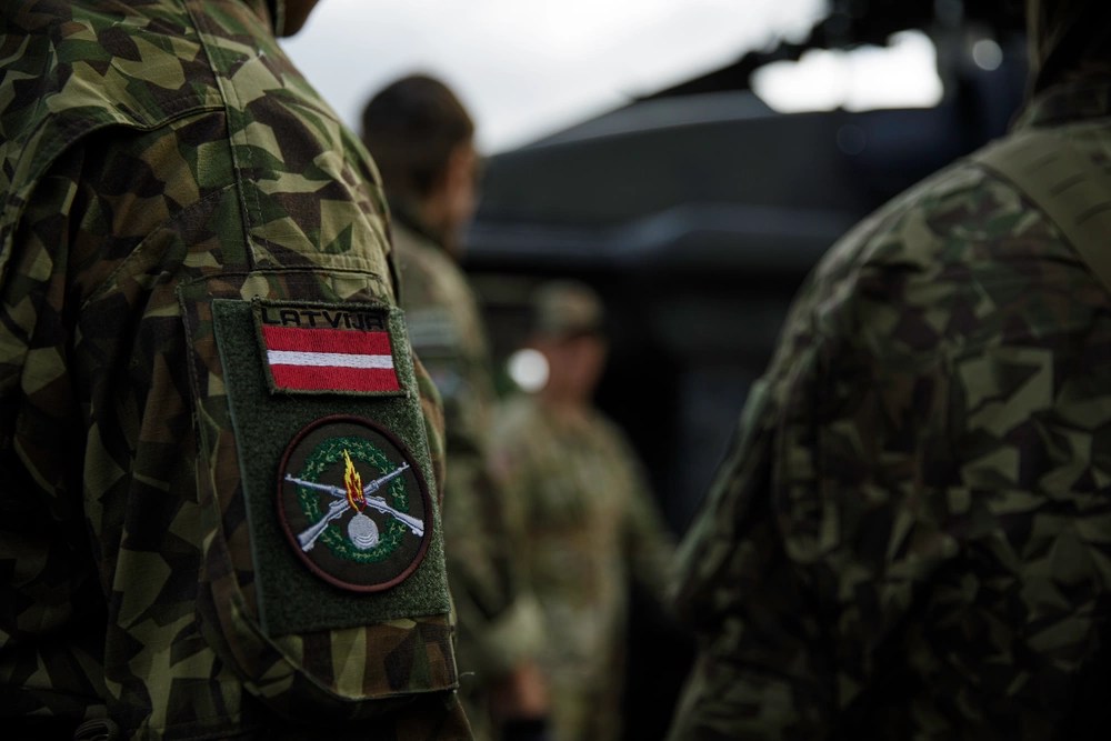 Photo: Latvian flag. Credit: Dvids