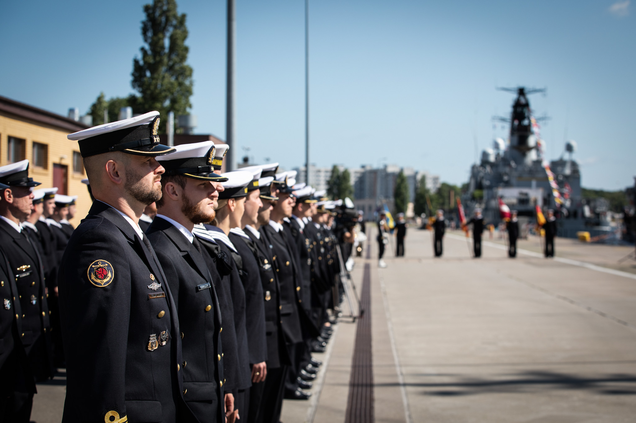 Photo: Norway's HNoMS Nordkapp has served as flagship for NATO's maritime group. Since January, the group has removed over 50 sea mines, making our waters safer. Today, Norway handed over the command to our Polish colleagues. Source: @Forsvaret_no via X https://twitter.com/Forsvaret_no/status/1676963013377785858