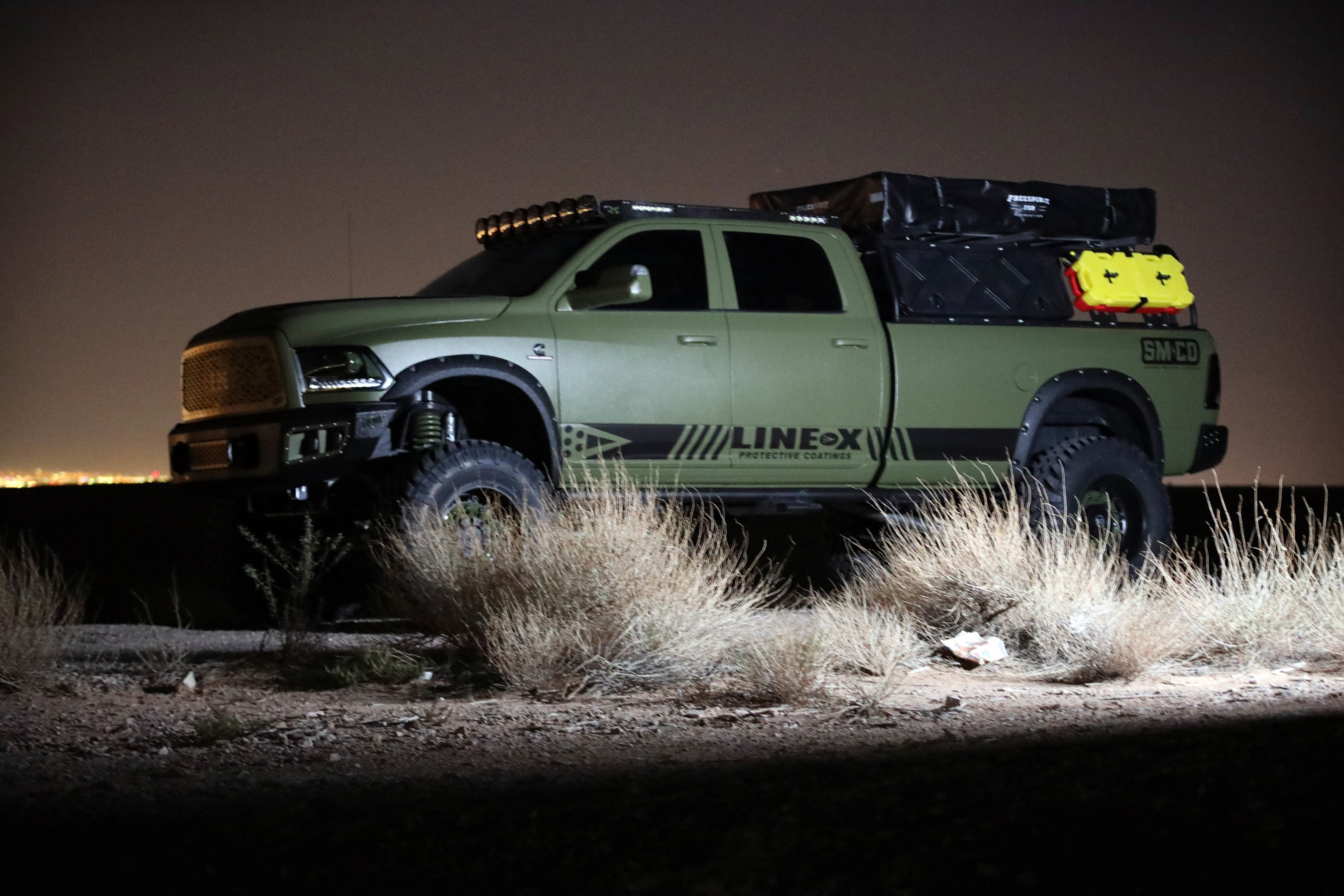 Line-x to showcase ultra-custom dodge ram 3500 built by dieselsellerz