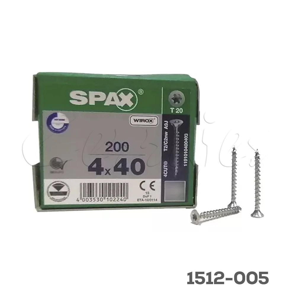 Spax-Tornillo-madera-torx-4x40mm