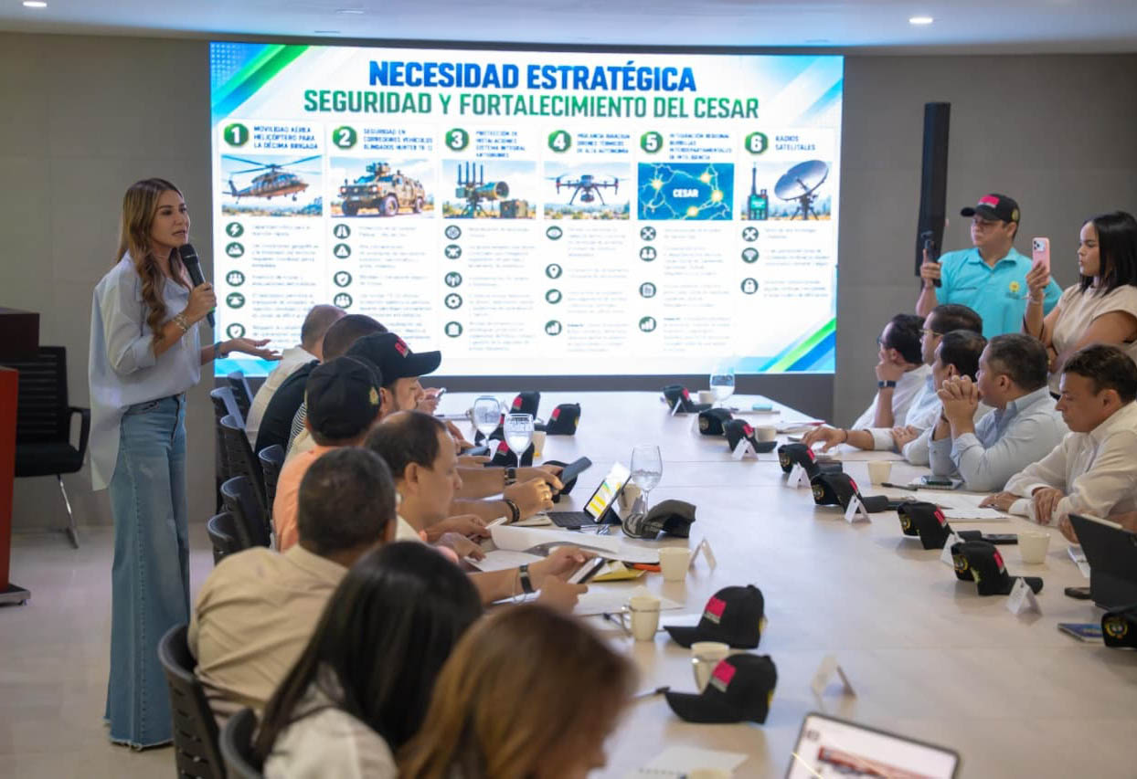 Cesar refuerza su estrategia de seguridad con más policías, cámaras y capacidades militares