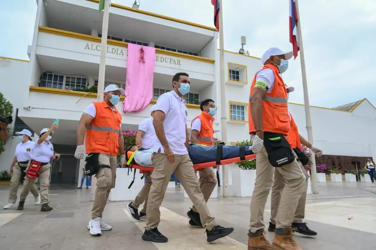 Valledupar aumentó en un 42,9 % la participación en Simulacro Nacional de Respuesta a Emergencias