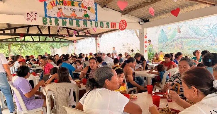Más de 500 personas reciben almuerzos de lunes a sábado con el programa ‘Hambre Cero’ en Atánquez