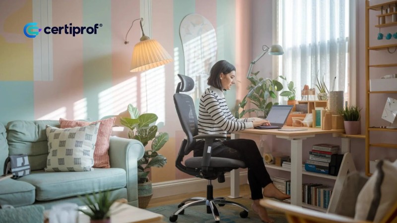 The Perfect Remote Workspace - Premium Vintage Design Gallery - High Resolution