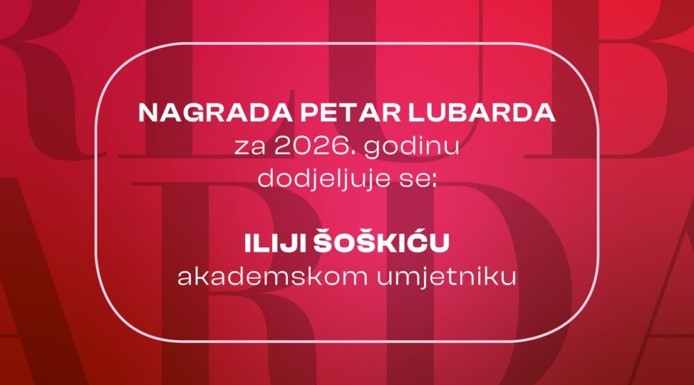 Ilija Šoškić dobitnik nagrade “Petar Lubarda” za 2026. godinu