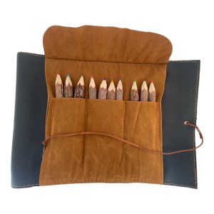 Twig Pencils and Explorer Roll Up Case Open