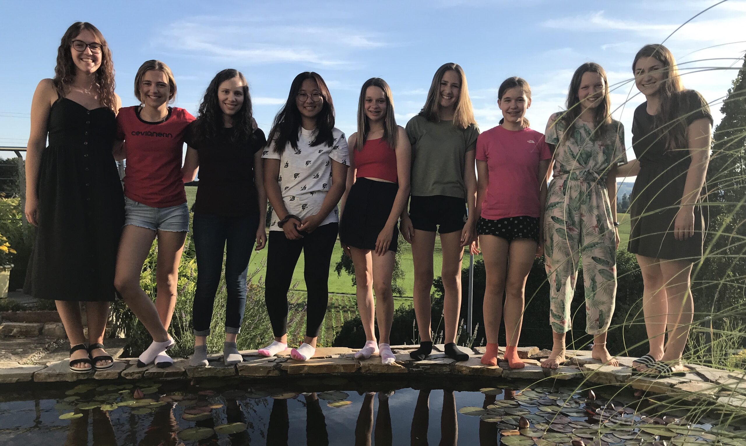 Gruppenfoto der Leiterinnen der Stufe Tekoa